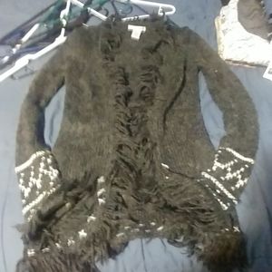 Free People black cardigan